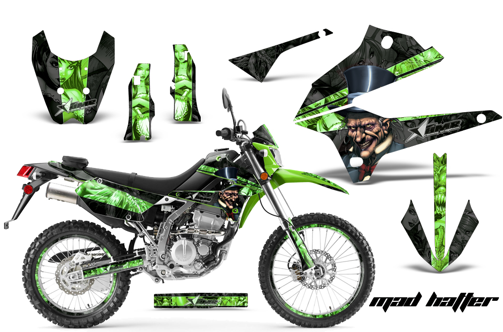 Kawasaki KLX 250 08-09 NP Graphic Kit MH BG NPs